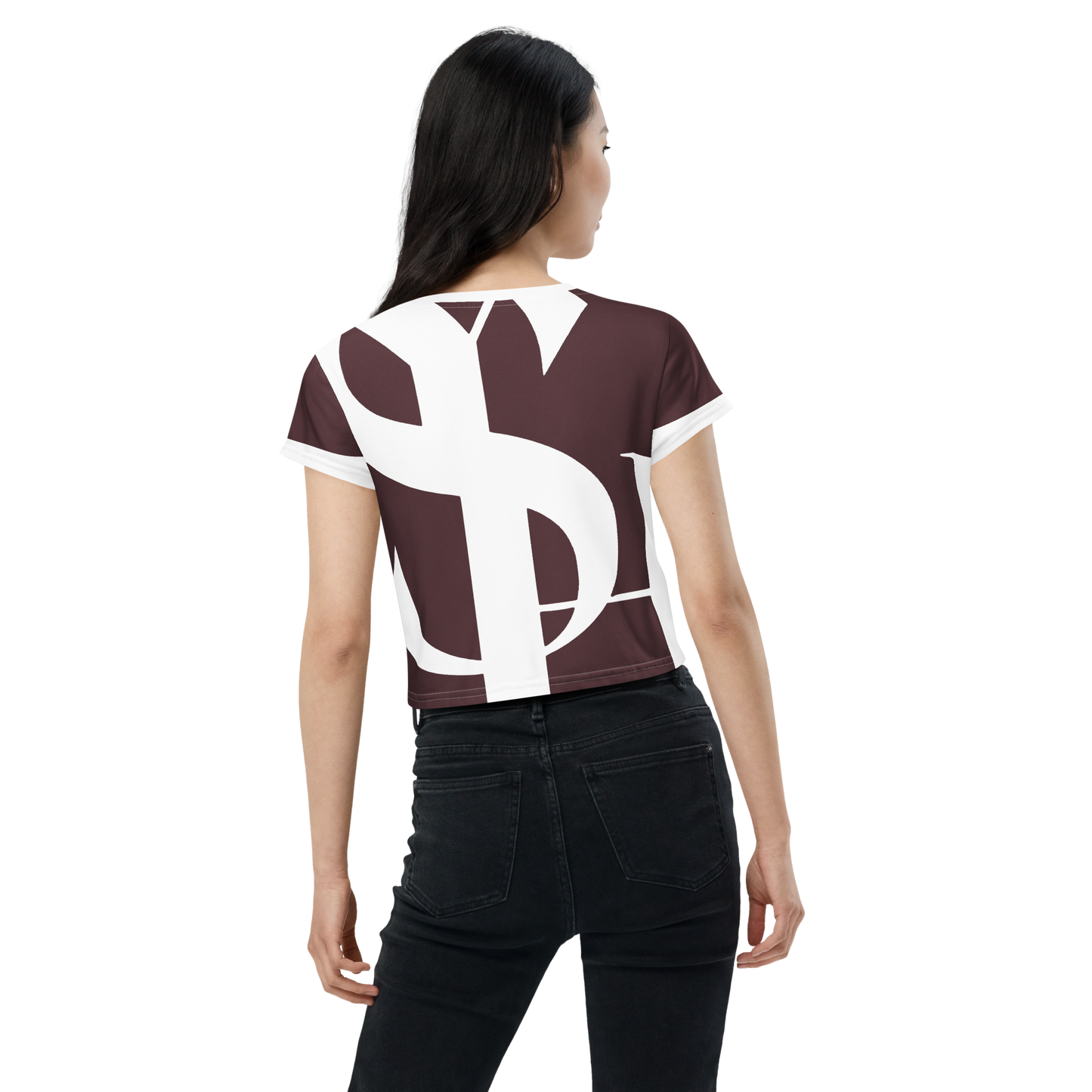 CLASSIC REVERSED LOGO CROPPED TOP