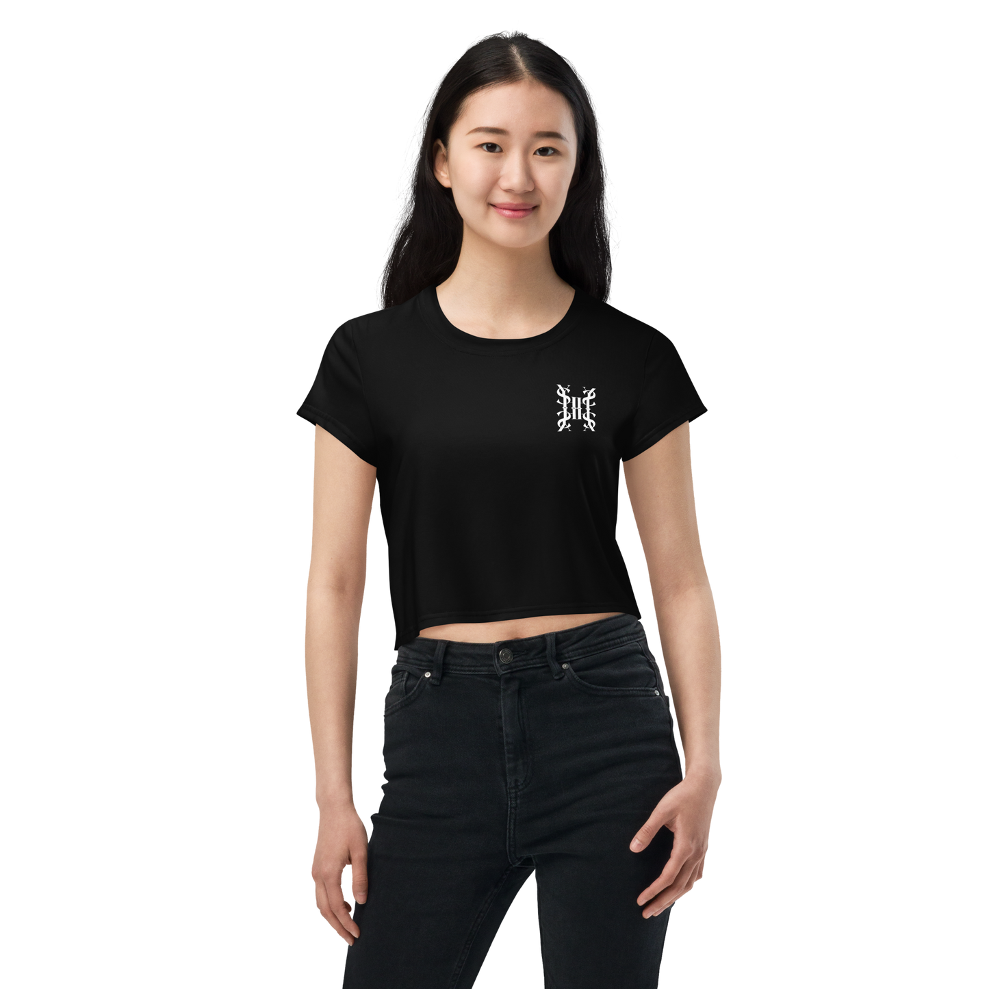 CLASSIC ANAGRAM LOGO CROPPED TOP