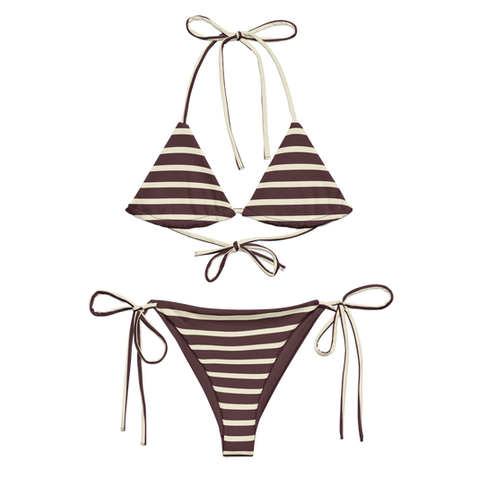 SHYNEEN STRIPES STRING BIKINI