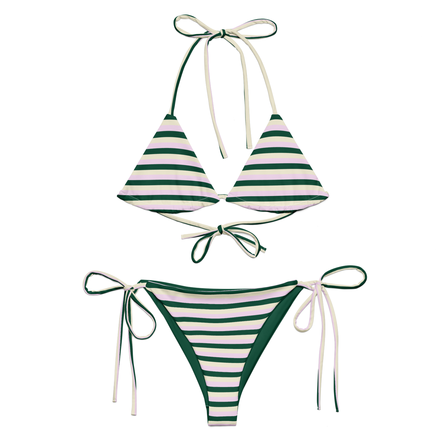 SHYNEEN STRIPES STRING BIKINI