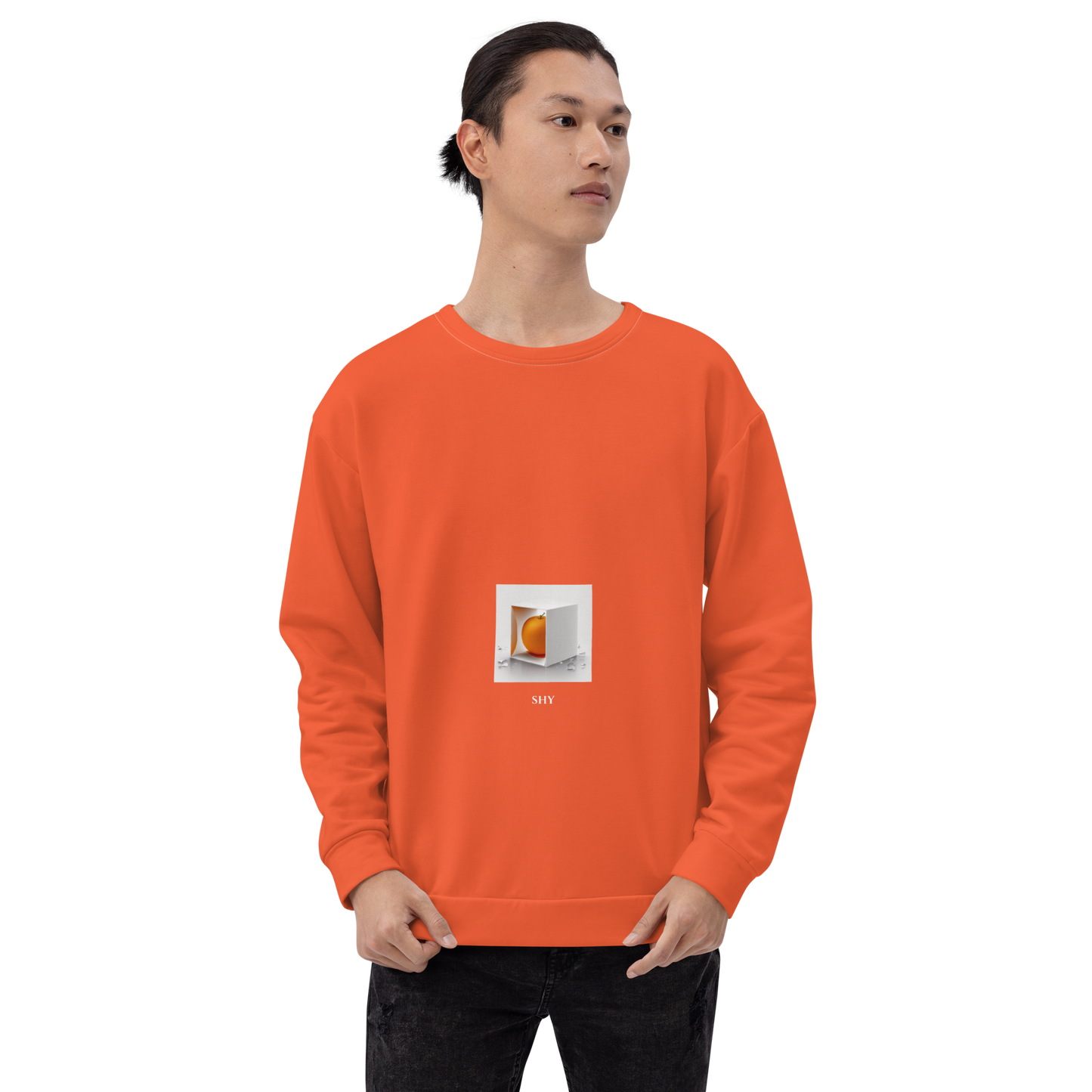 SHY ORANGE SWEATSHIRT