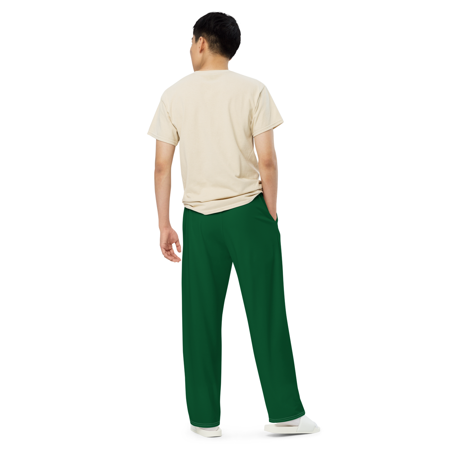 FOREST GREEN CLASSIC TRACK PANTS