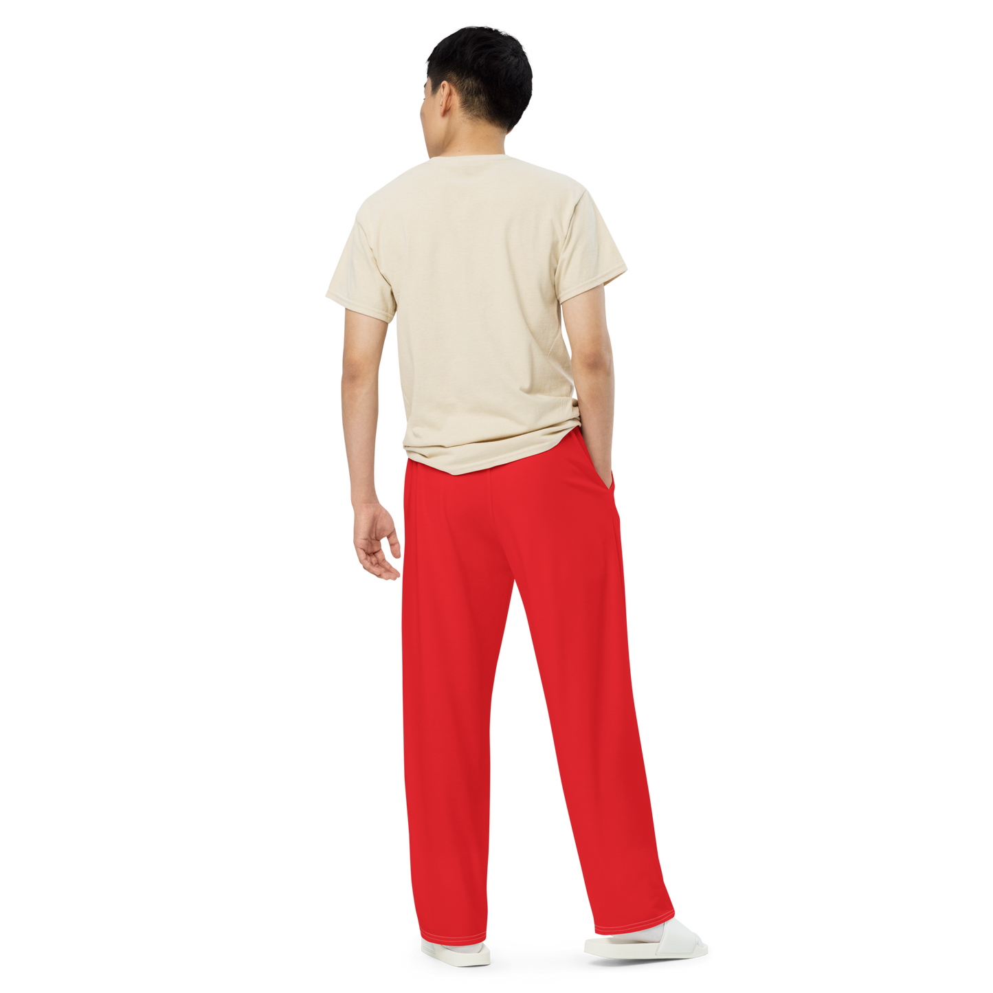 RED CLASSIC TRACK PANTS