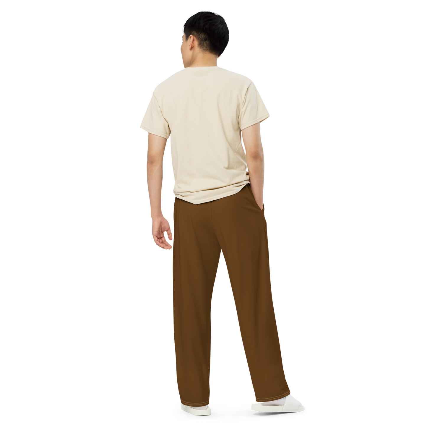 BROWN CLASSIC TRACK PANTS