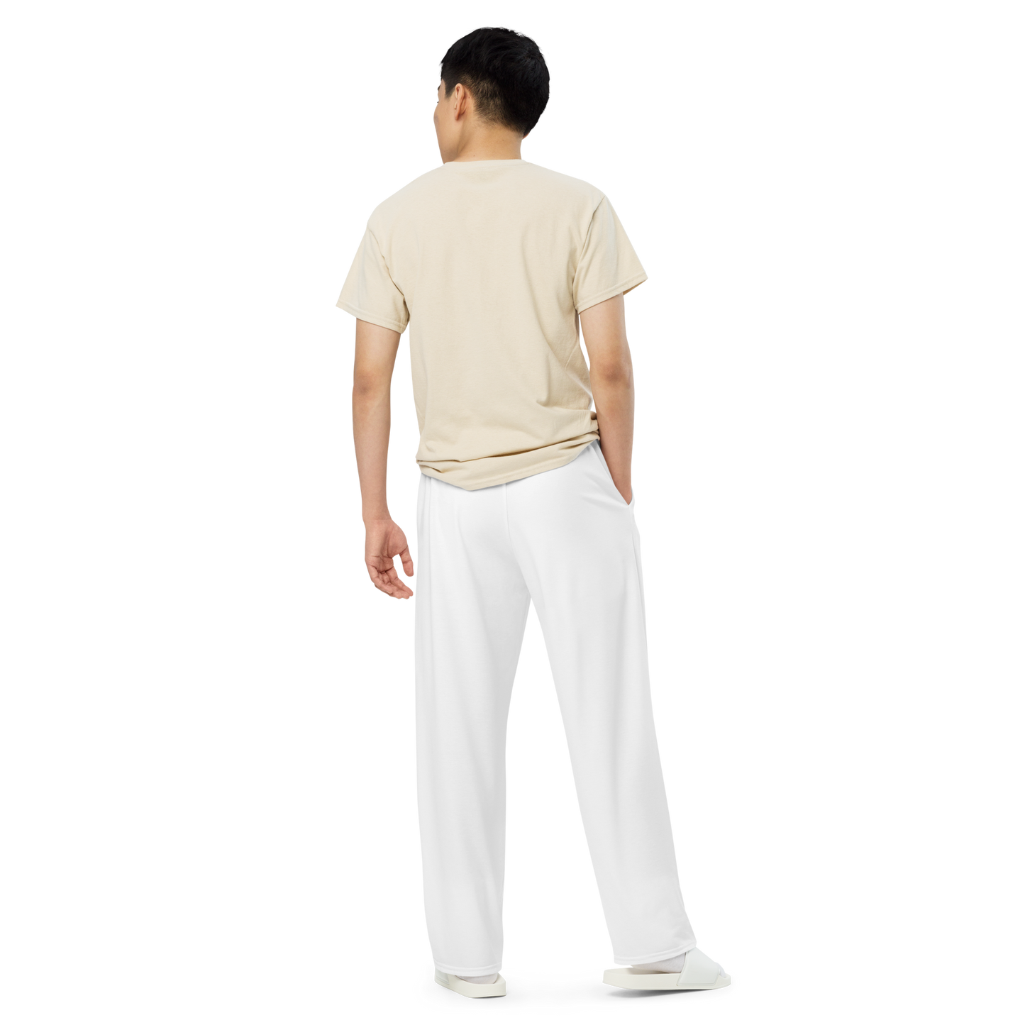 WHITE CLASSIC TRACK PANTS
