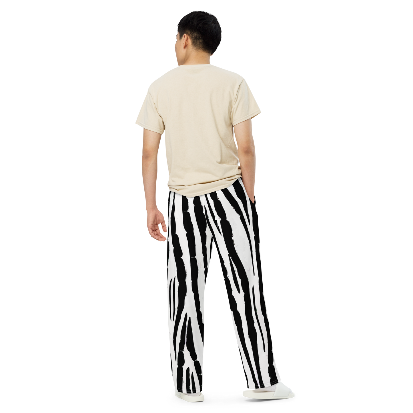 SIGNATURE SHYNEEN ZEBRA WIDE PANTS