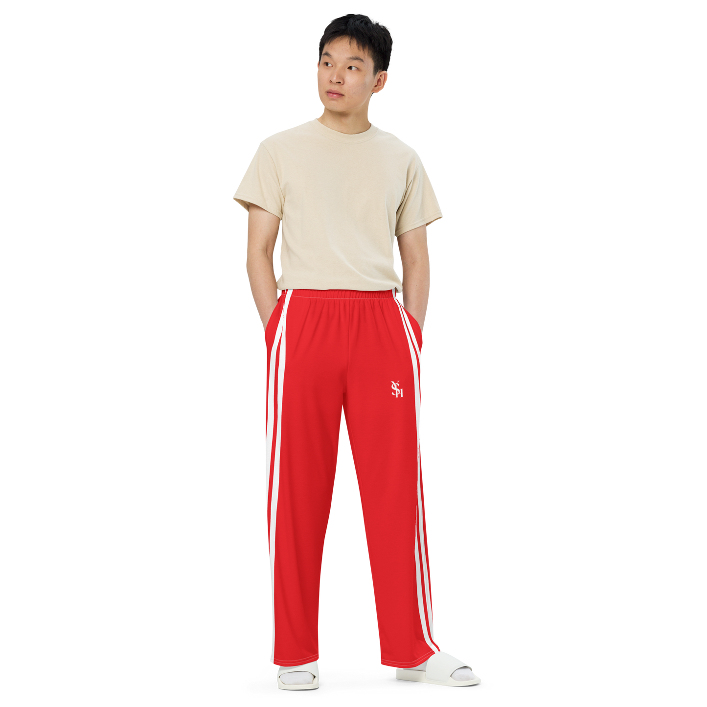 RED CLASSIC TRACK PANTS