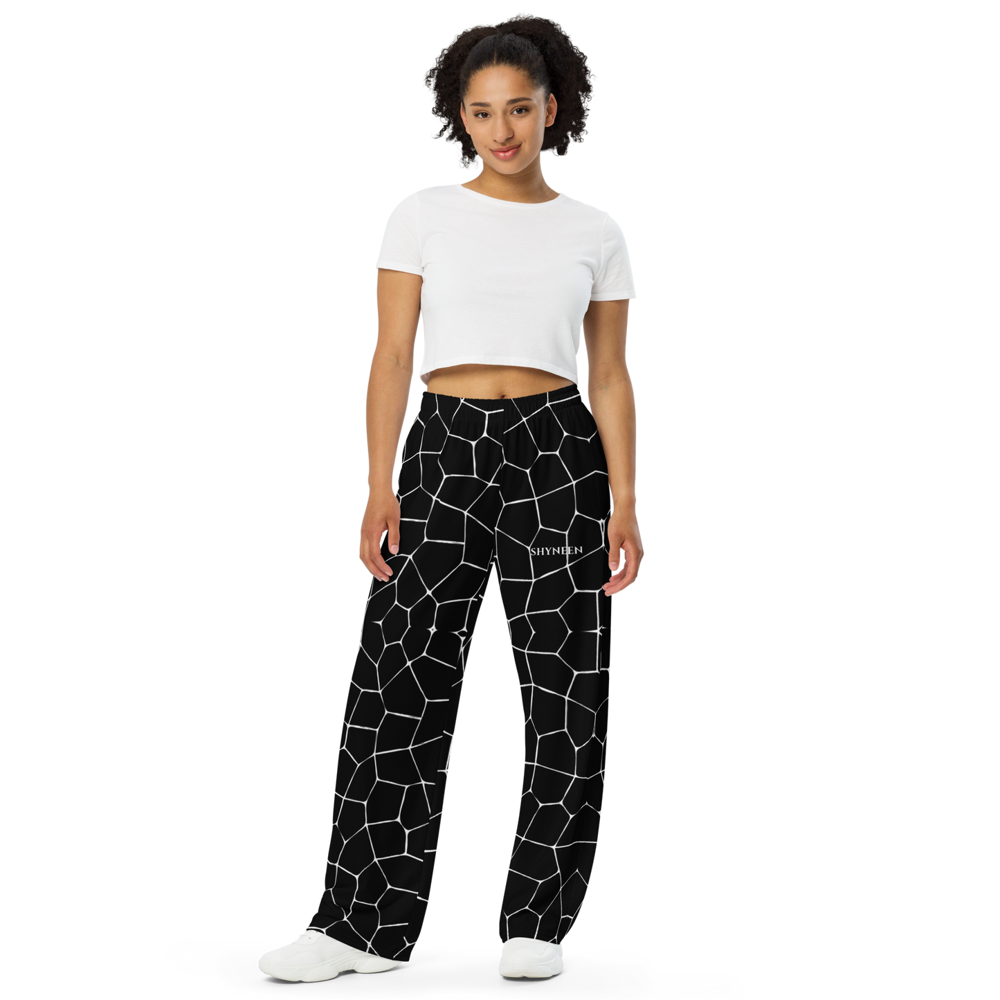 SIGNATURE BONDED DOTS WIDE PANTS