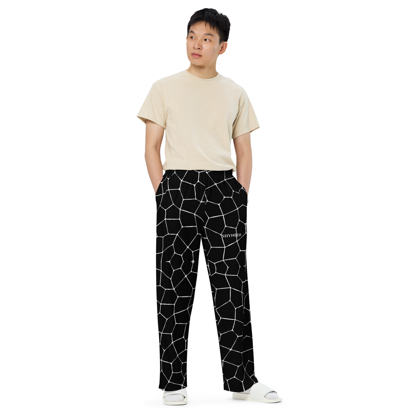 SIGNATURE BONDED DOTS WIDE PANTS