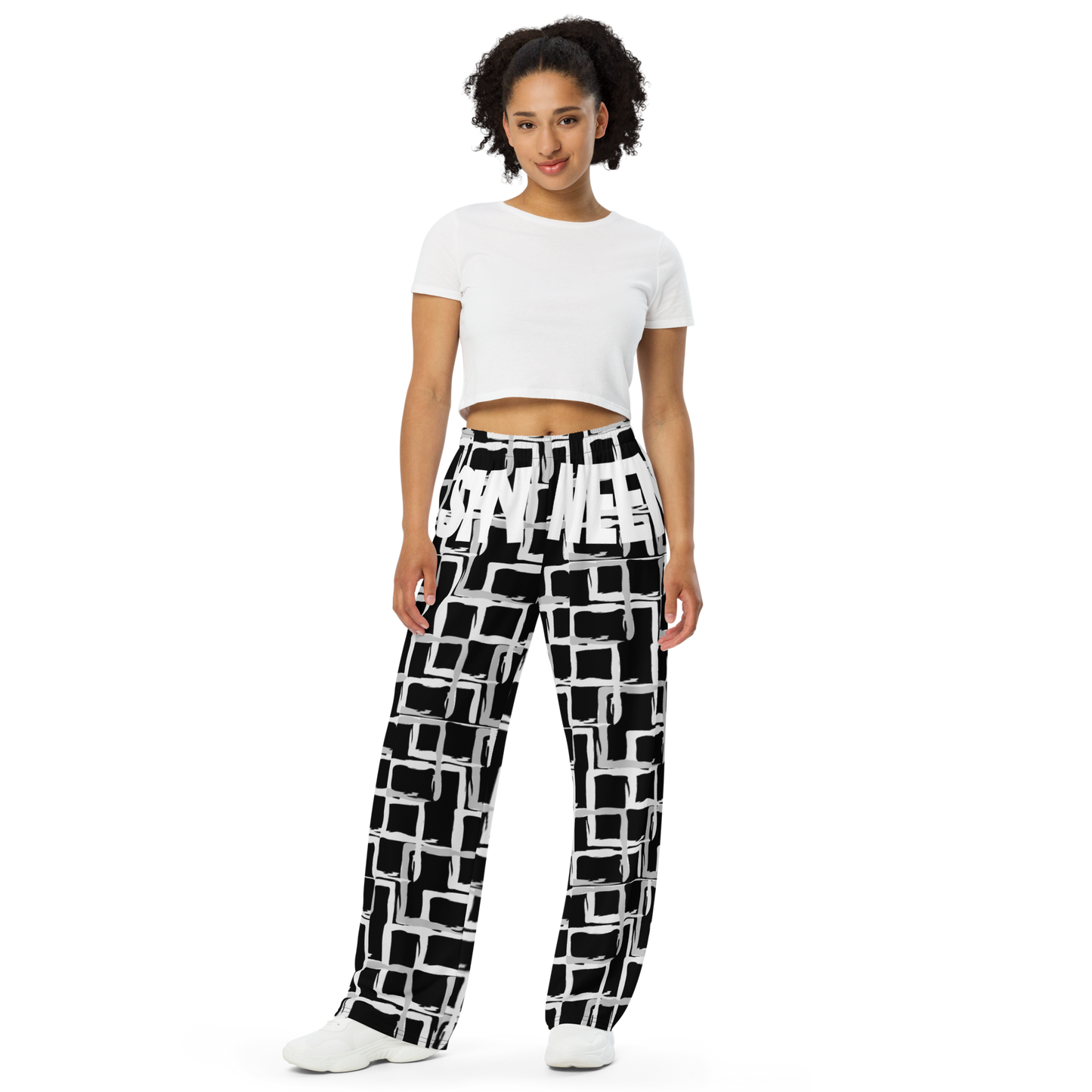 SIGNATURE SHYNEEN LABYRYNTH WIDE PANTS