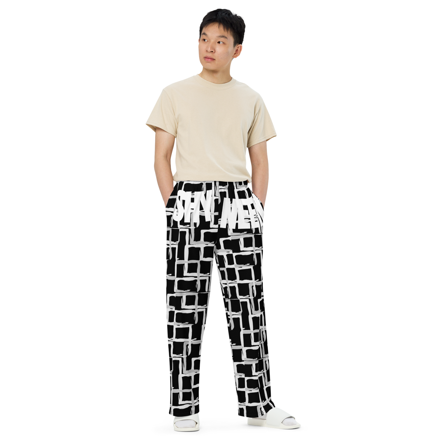 SIGNATURE SHYNEEN LABYRYNTH WIDE PANTS