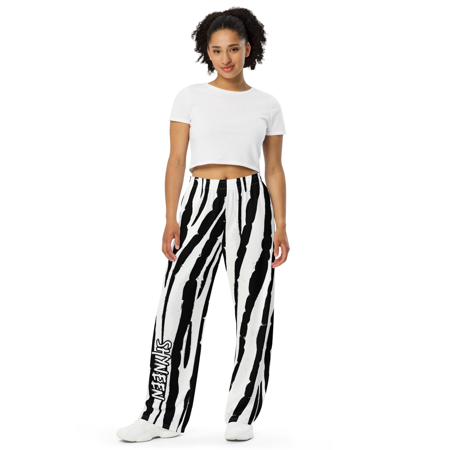 SIGNATURE SHYNEEN ZEBRA WIDE PANTS