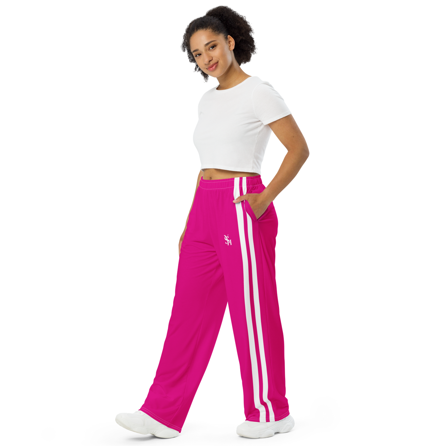 SWEET PINK CLASSIC TRACK PANTS