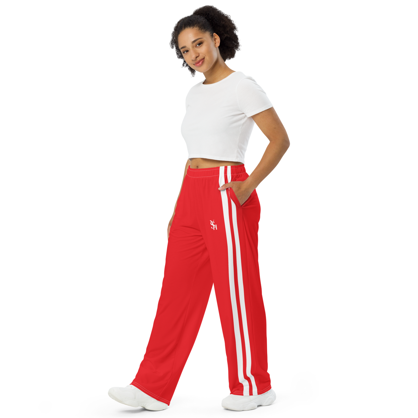 RED CLASSIC TRACK PANTS