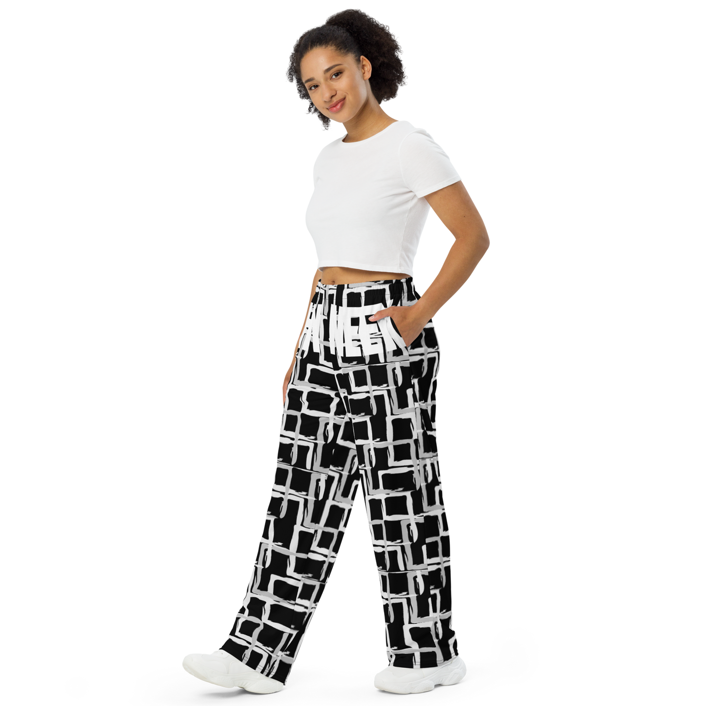 SIGNATURE SHYNEEN LABYRYNTH WIDE PANTS