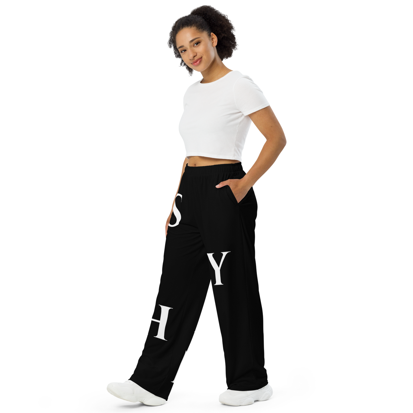 DOUBLE SIDED SHYNEEN LOGO  PANTS