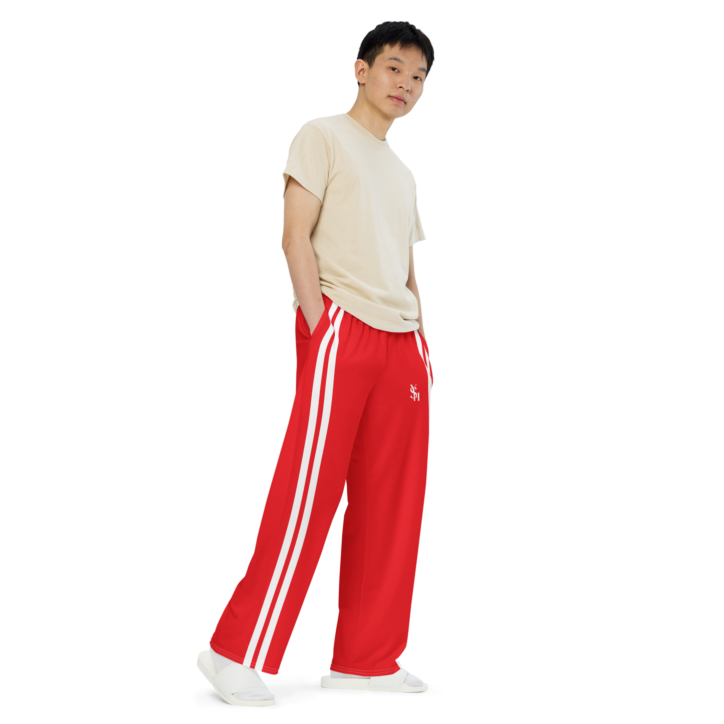 RED CLASSIC TRACK PANTS