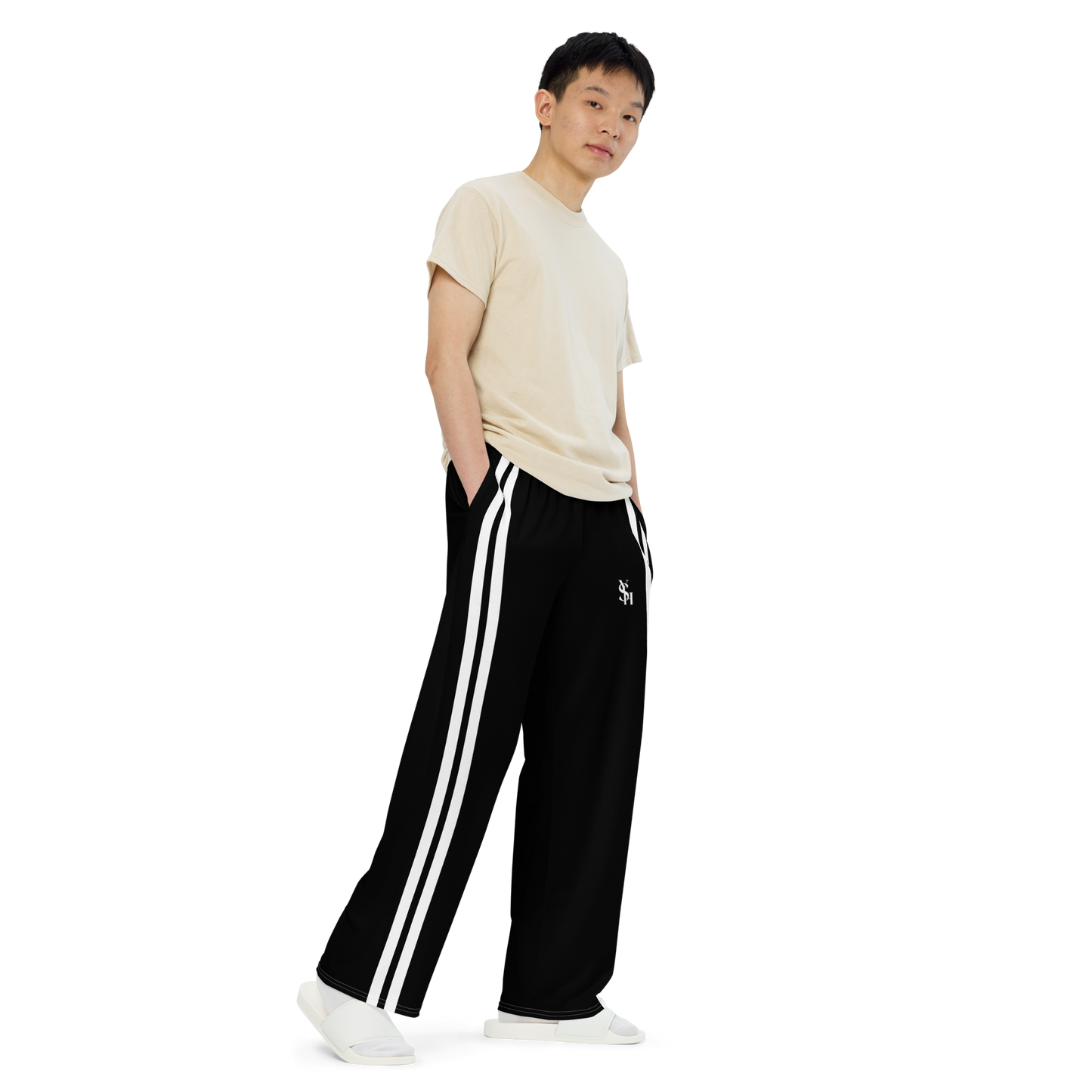 BLACK CLASSIC TRACK PANTS