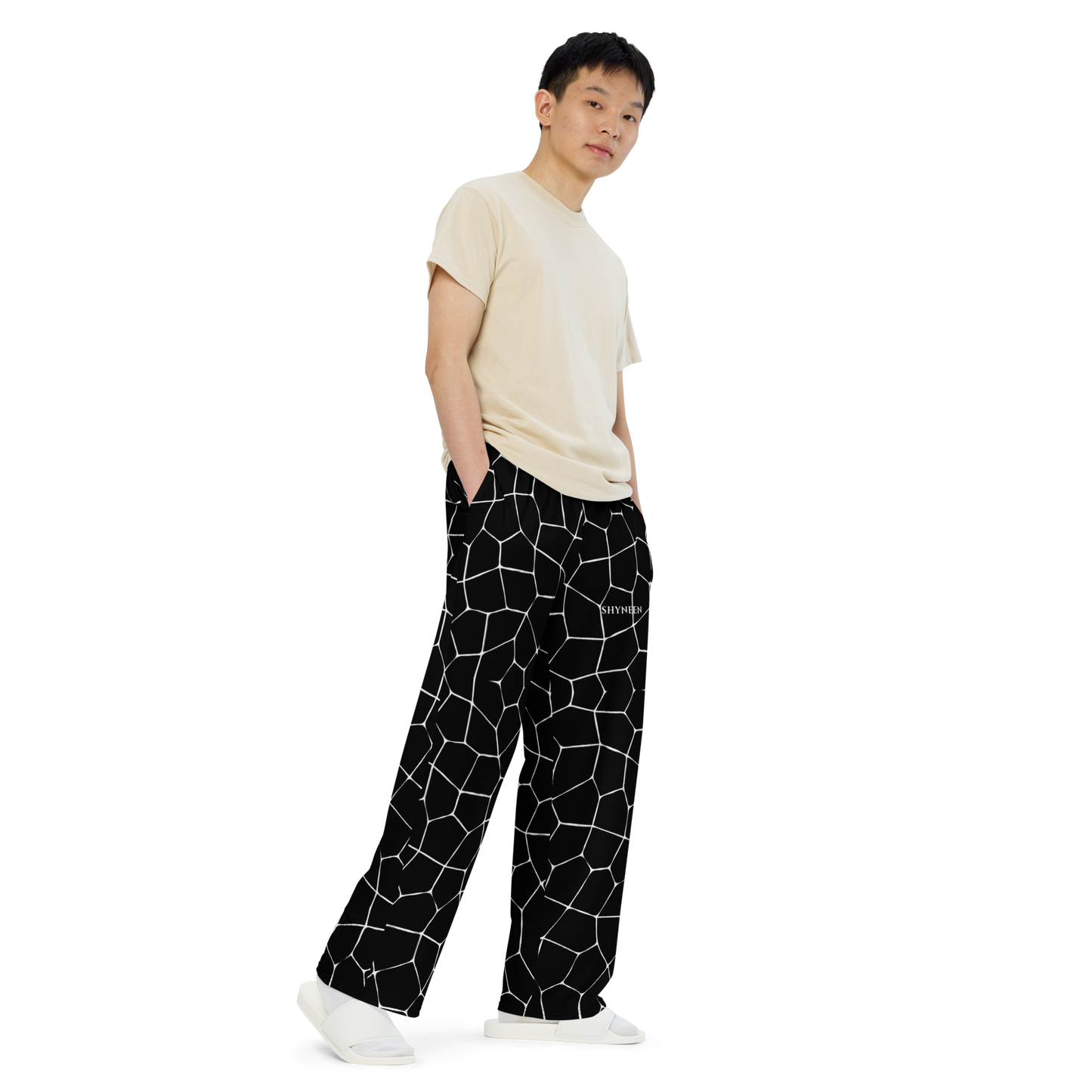 SIGNATURE BONDED DOTS WIDE PANTS