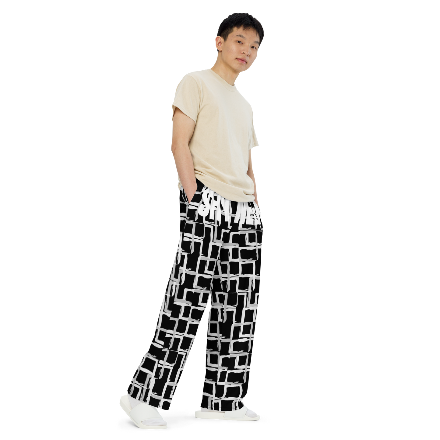 SIGNATURE SHYNEEN LABYRYNTH WIDE PANTS