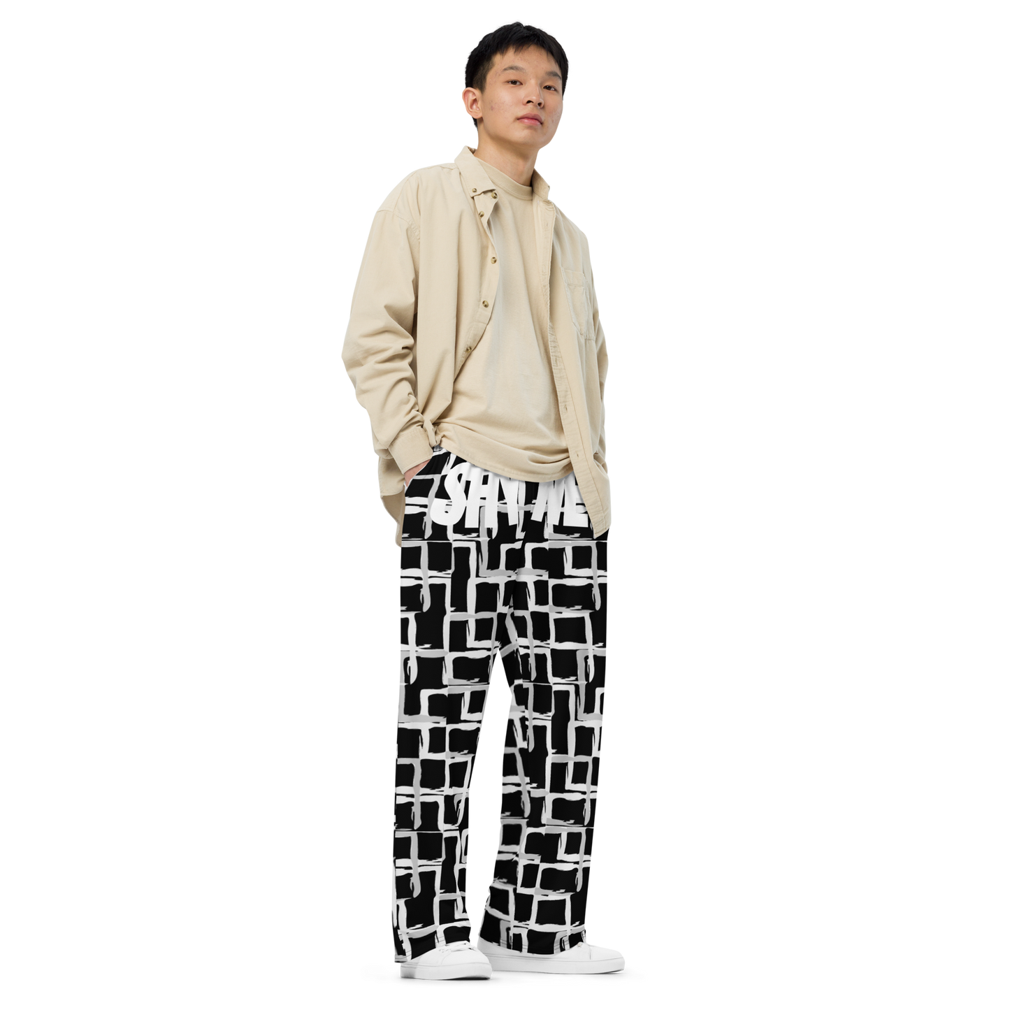 SIGNATURE SHYNEEN LABYRYNTH WIDE PANTS