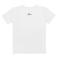 WHITE SHYNEEN CURVED LOGO TEE