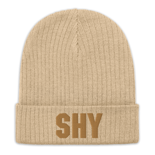 SHY LOGO BEANIE