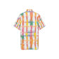 DYE-TIE COLORED BOWLING SHIRT