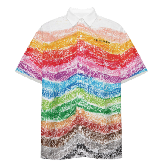 PENCIL EFFECT BOWLING SHIRT