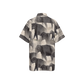 ELEPHANT PATTERN BOWLING SHIRT