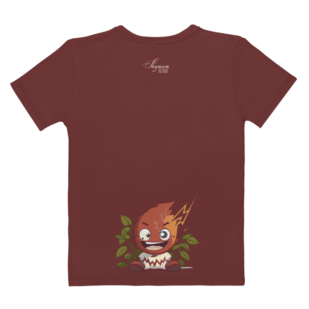 BROWN SHYNEEN FIRE T-SHIRT